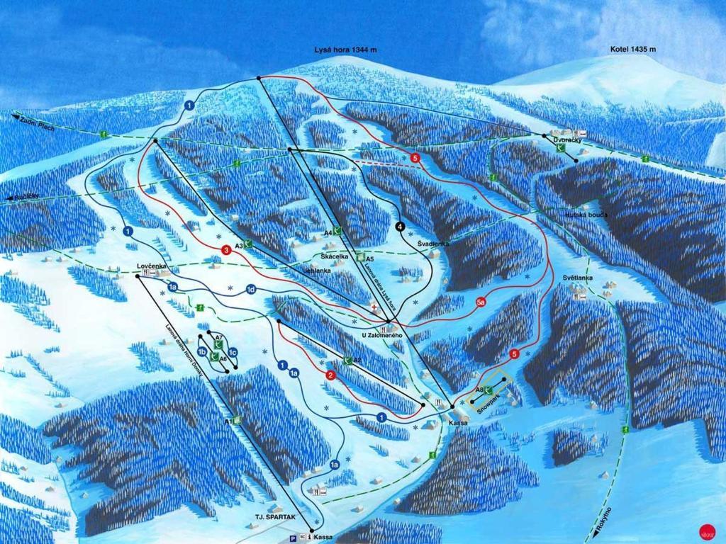 Apartmany Ski Lift ロキトニツェ・ナト・イゼロウ エクステリア 写真